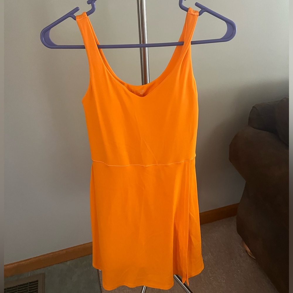 Offline by Aerie Bright Orange Athletic Dress